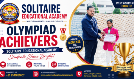 Olympiad Achievers: Solitaire Educational Academy Students Shine Bright