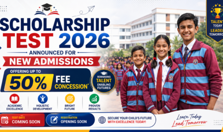 Scholarship Test 2026 Announced for New Admissions, Offering Up to 50% Fee Concession